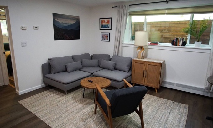 Tudor Area Apartment | 2Br/1Ba Midtown Daylight Bsmt Hideaway—Comfortable, clean, and safe.