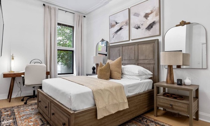 Harlem Apartment | 2BR/2BA in Historic Brownstone near Subway
