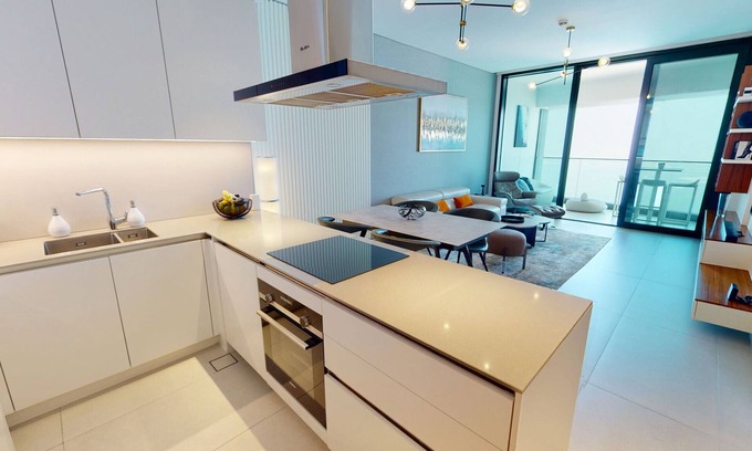 Jabal Ali 2 Apartment | 2BR Beachfront Apt w/Ain Dubai Views at JBR