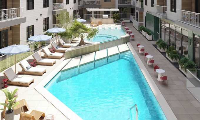 South Lamar Condo | 2BR Suite w/Private Balcony | South Lamar Stay | Rooftop, Pool, Bar | The Code