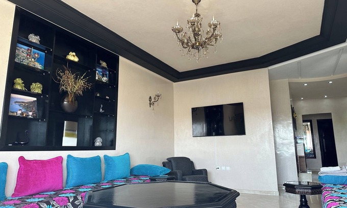 Ain Chock Apartment | 3-bedroom apartment in fabulous Casablanca with WiFi, AC