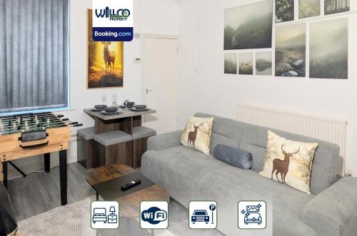 Leicester House | 3 Bedroom House By WillCo Property Short Lets & Serviced Accommodation Leicester With Games, Parking, Projector & Perfect For Contractors