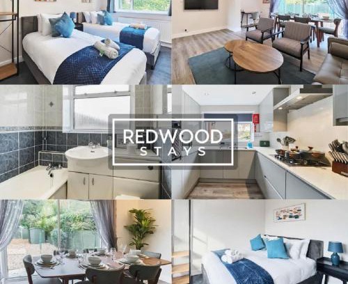 Camberley House | 3-Bedroom Serviced House, Free Parking for 2 Cars, Free WiFi By Redwood Stays
