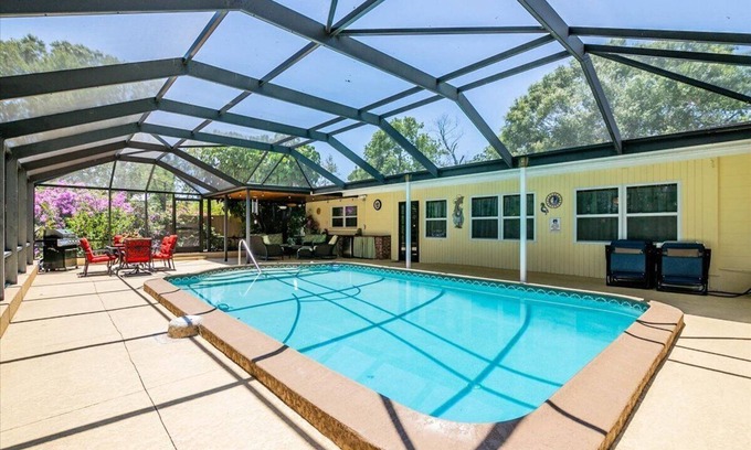 Sarasota Springs House | 3 BR/3 BA with Private Pool & Patio Near Beaches