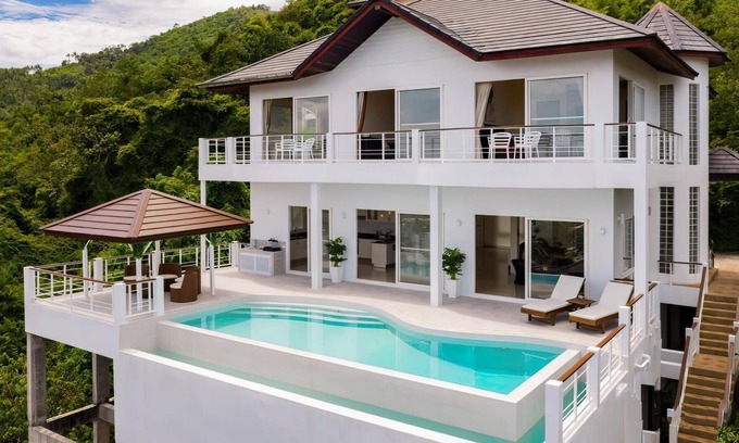 Bophut Hills Villa | 3 Coconuts - Seaview Private Villa