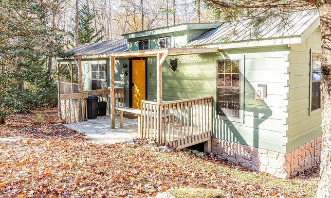 Hendersonville Cabin | {3 of 4} Cozy Cabins near DuPont State Park! Handicap Accessible! Pet Friendly!