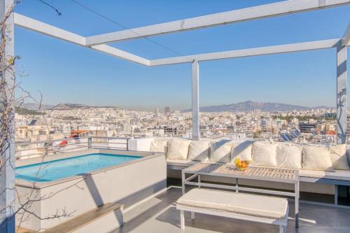 Pangrati Apartment | 360 Athen's view at lux two storey penthouse