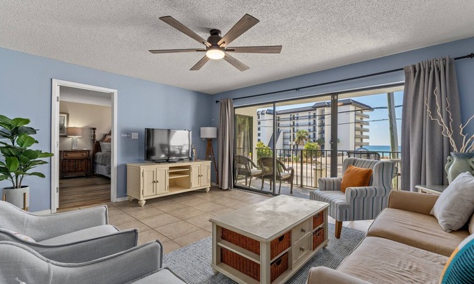 Panama City Beach Villa | 3BR/3BA BeachView Edgewater Resort Villa #3312 | Beach Access | 11 Pools |