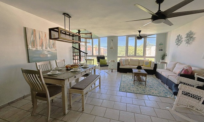 Loiza Condo | 3BR Beach Condo w/Pool, Games & Beach access. Family Friendly!