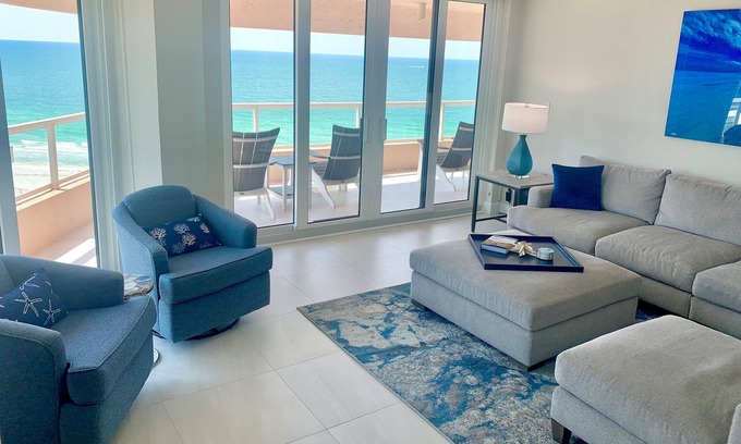 Sand Key Condo | 3BR Gulf Coast Family Condo w/Panoramic Water Views/Steps to Sand Key Beach