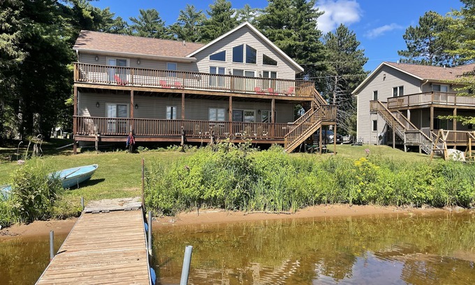 Tomahawk House | 4 bedroom, 2 bath upper and lower unit Sleeps 14