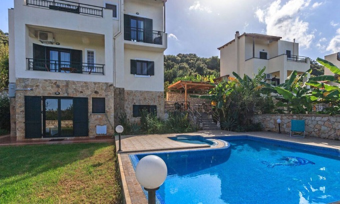 Agios Pavlos Villa | 4-bedroom Villa Theodora with private pool