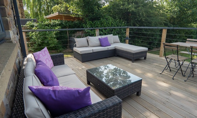 Broompark Apartment | 4 Bedroomed Ground Floor Apartment with Hot Tub and Sauna