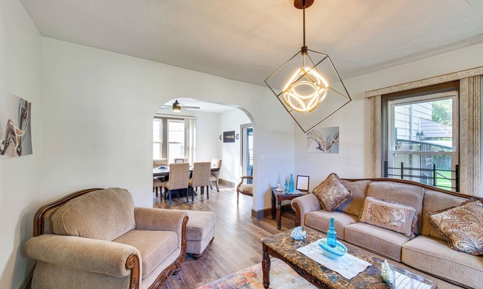 South Broadway House | 4 Mi to Dtwn: Home w/Patio in Cleveland!