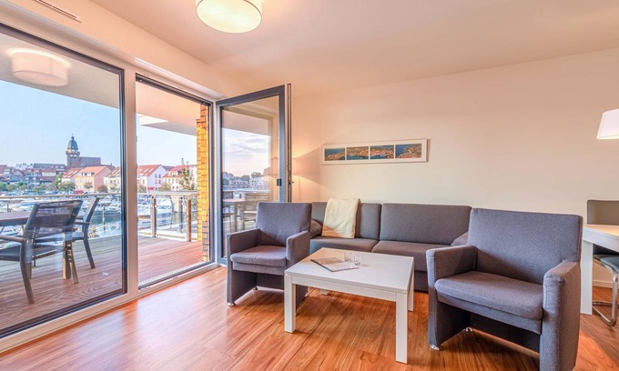 Muritz Apartment | 4-star vacation apartment Hafenblick with a view of the Müritz