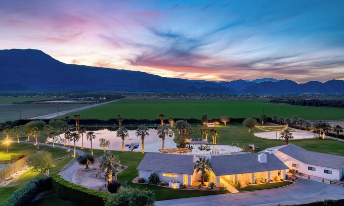 Palm Springs Villa | 40-Acre Estate, Priv Lake, Tennis, Golf Green, Soccer | Buena Vista by AvantStay