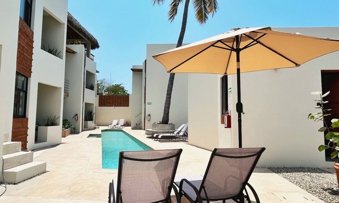 Brisas de Zicatela Apartment | 402 | Starlink | 2 min. walk to the beach