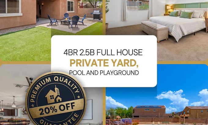 The Pines House | 4Br/2.5B Home w/Private Backyard & Shared Pool