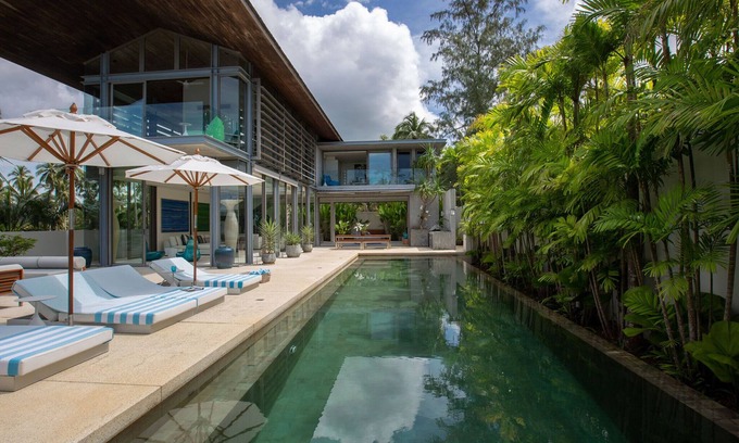 Khok Kloi Villa | 4BR Beachfront Villa w/Man Cave& Spa | Natai Beach