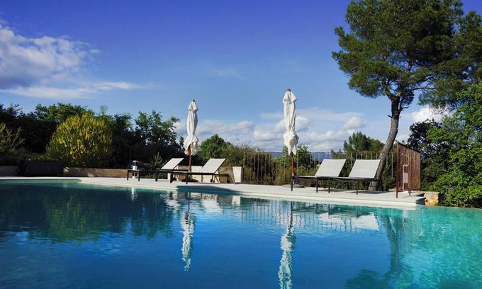 Roussillon House | 5 BEDROOMS HILLTOP VILLA – AMAZING VIEWS - AIR CONDITION - SECURE HEATED POOL