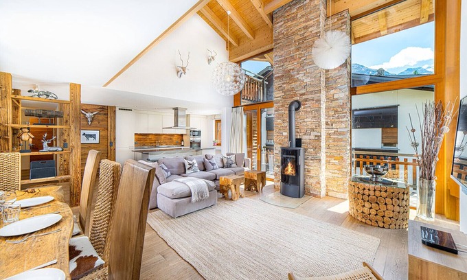 Saas-Fee Apartment | 5* duplex penthouse, close to the P1 car park