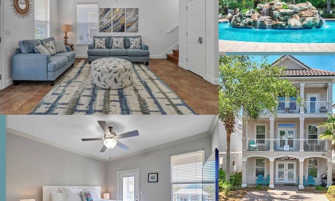 Villages of Crystal Beach House | ☛5 Minutes from the Beach★ Pool/Hot Tub★ Stocked☚