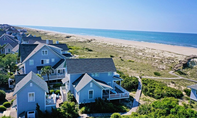 Flora's Bluff House | 5% Off Spring Deal! Oceanfront, Private Beach Access, Killegray Ridge,Shoals&BHI Club/Golf, Crofter