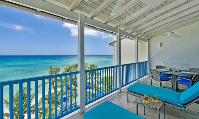 Oistins Condo | #503 Oceanview beachfront Maxwell Beach Villas