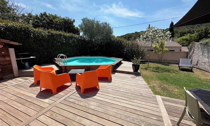 Le Rove House | 6-person pool house on the Côte Bleue, 2 steps from the calanques