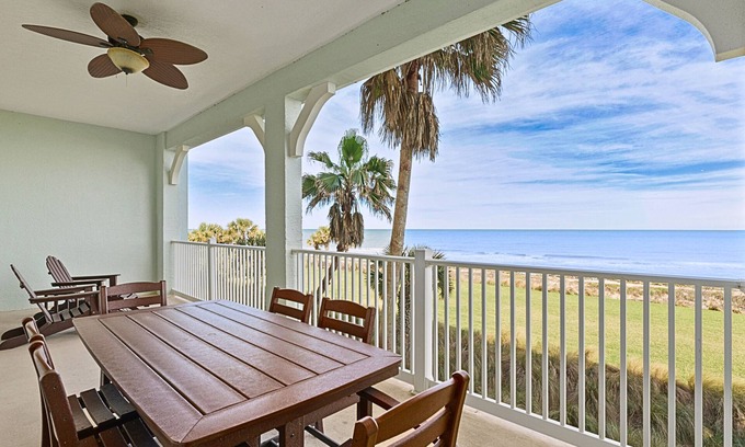 Palm Coast Condo | 633 Cinnamon Beach | Oceanfront Condo with Balcony, Resort Pools + Beach Access