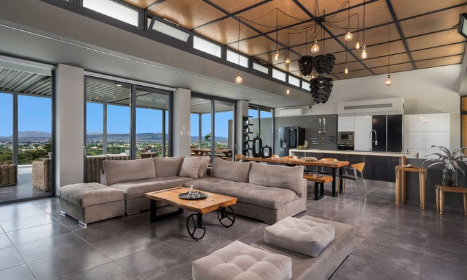 Agia Villa | 8 Bedrooms, 5 Bathroom, private heated pool, breathtaking view