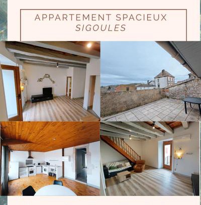 Sigoules Apartment | A cozy little nest in Sigoules with a view