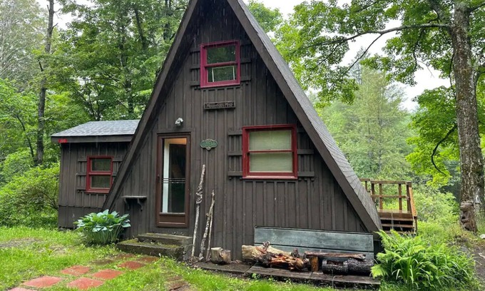 South Royalton Cabin | A-Frame cabin in the woods