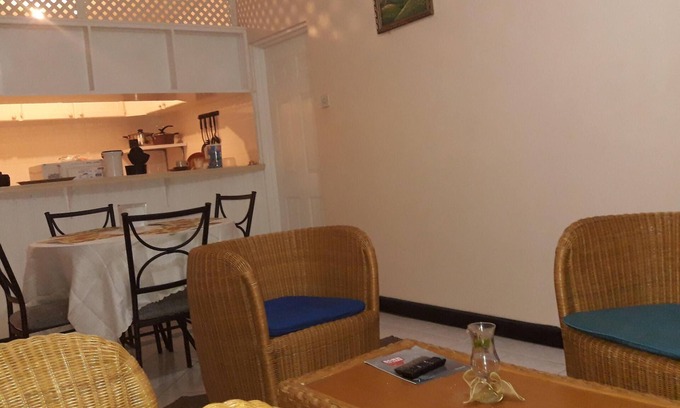 Atlantic Shores Apartment | A relaxing and breezy patio and private apartment. It has the amenities needed.