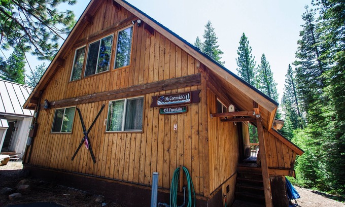 Sunnyside Cabin | A super cabin on Tahoe's West Shore with PRIVATE BEACH RIGHTS. Up against forest