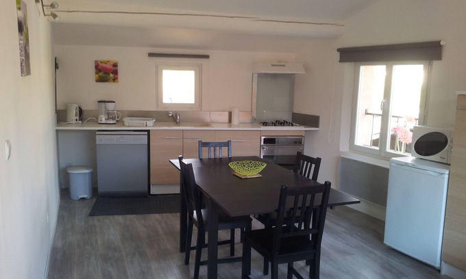 L'Isle-sur-la-Sorgue Apartment | Air-conditioned apartment with terrace in a quiet city center