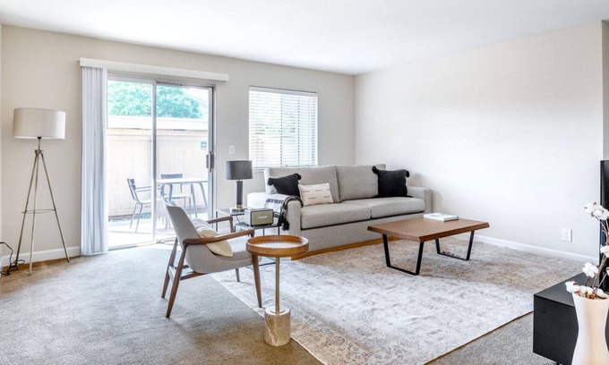Warm Springs District Apartment | Airy Fremont 2BR w/ W/D, Parking, close to Tesla & Shops, by Blueground