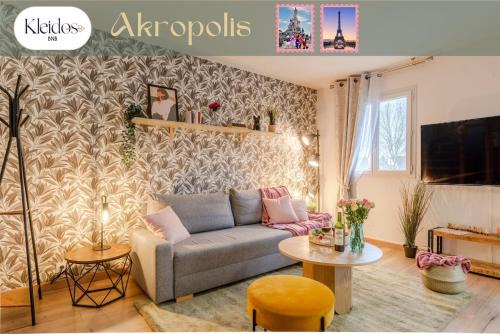 Guermantes Apartment | Akropolis by Kleidos - Disney 15 mn - Beau duplex familiale pour 6 - 2 chambres- Parking Gratuit