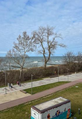 Dzielnica Uzdrowiskowa Apartment | Al-Dom Apartamenty Seaside 209 w widokiem na morze