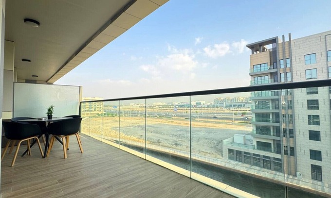 Al Raha Beach Apartment | Al Raha Bliss: Luxe 2BR Coastal Retreat