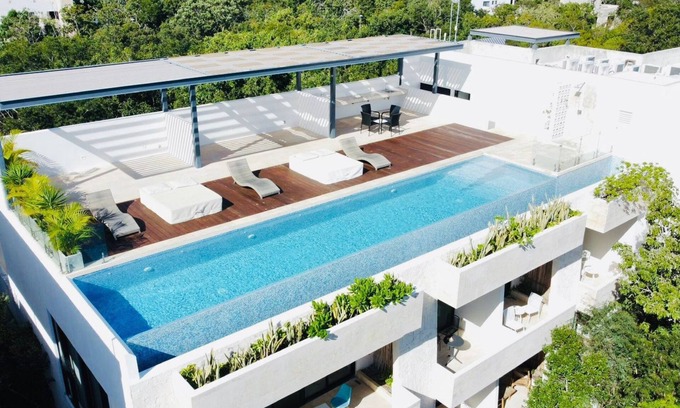Zama Apartment | Aldea Zama- Studio Condo, with Rooftop Pool