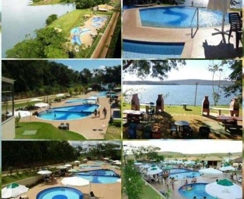 Caldas Novas Apartment | Aldeia do Lago C405-churrasqueira, bebidas liberadas nas piscinas, internet no ap, rampa de acesso ao lago, recarga carro elétrico, pesqueiro