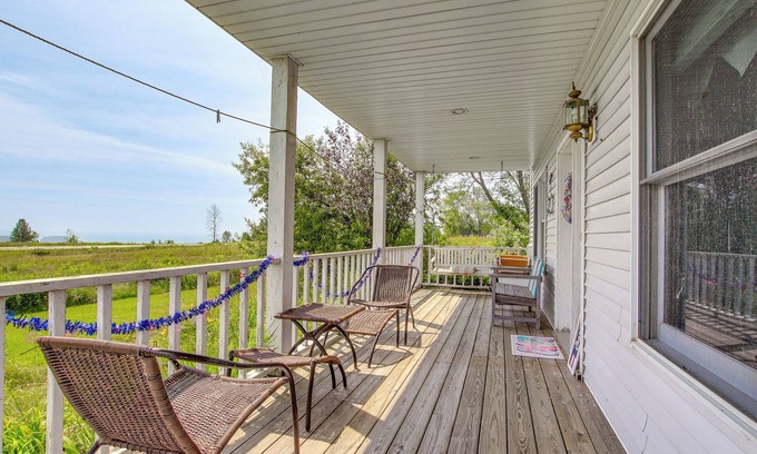 Algoma House | Algoma Vacation Rental w/Fire Pit + Lake Views!