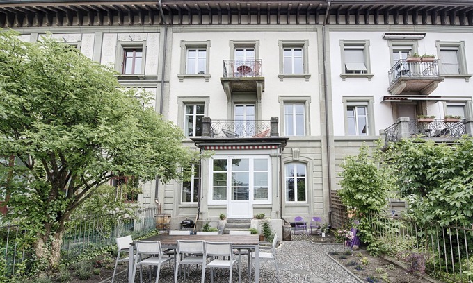 Langgasse-Felsenau House | Am Pavillon Bed & Kitchen