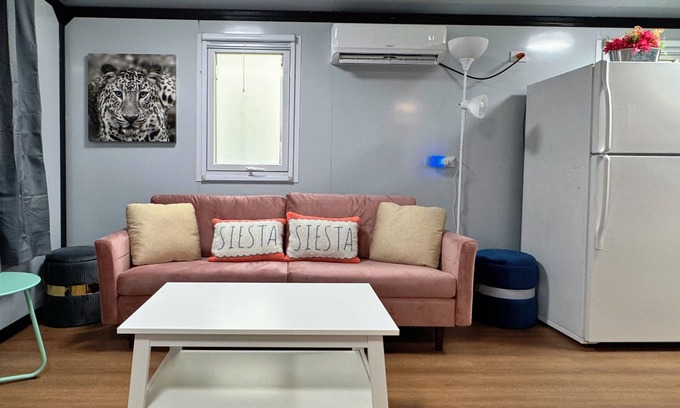 Valinda Apartment | Amazing resort with AC in La Puente - 2 bedrooms container house