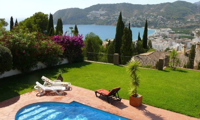 La Herradura Villa | Amazing Villa With Amazing Sea View And Private Large Heated Pool, Private Road