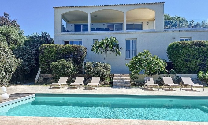 Lumio Villa | Amazing villa with exceptional sea view, swimming pool, sleeps 12