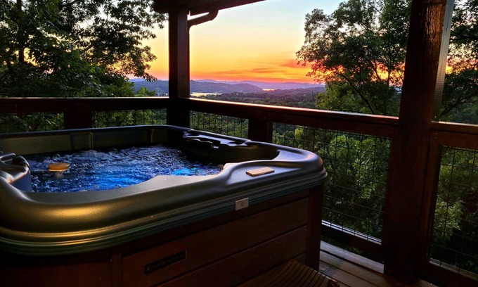 Sevierville Cabin | AmazingLakeView!nGasFireplace+HotTub+PoolTable+Retro Gaming System