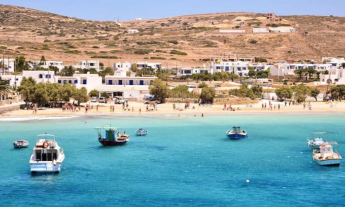 Katapola Apartment | Amorgos Suite Panoramic sea view private parking