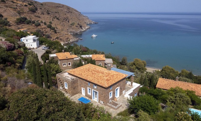Steniai Villa | Andros 1 · Luxury villa by the beach